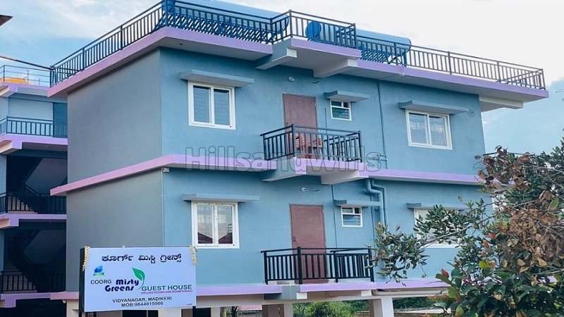 ₹4 Cr | 4000 sq. ft homestay for sale  in madikeri coorg along with 3000 sq.ft. land
