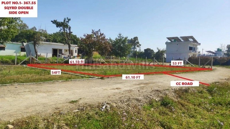 ₹25 Lac - 75 Lac | 150 gaj - 500 gaj residential plot for sale  in shankerpur dehradun