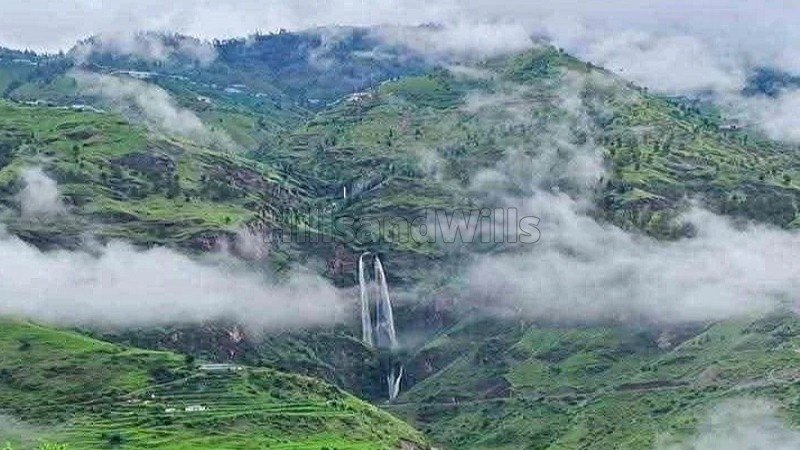 ₹80 Lac | 17 bigha  water falls view land for sale  in theog near shimla